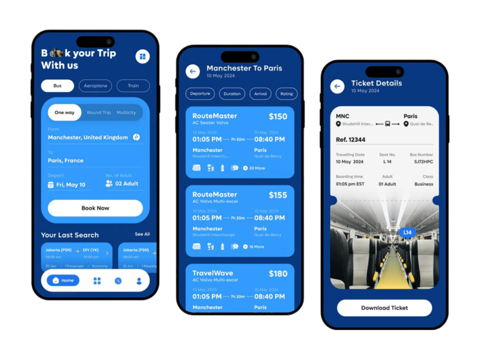 Bus Ticket Booking App